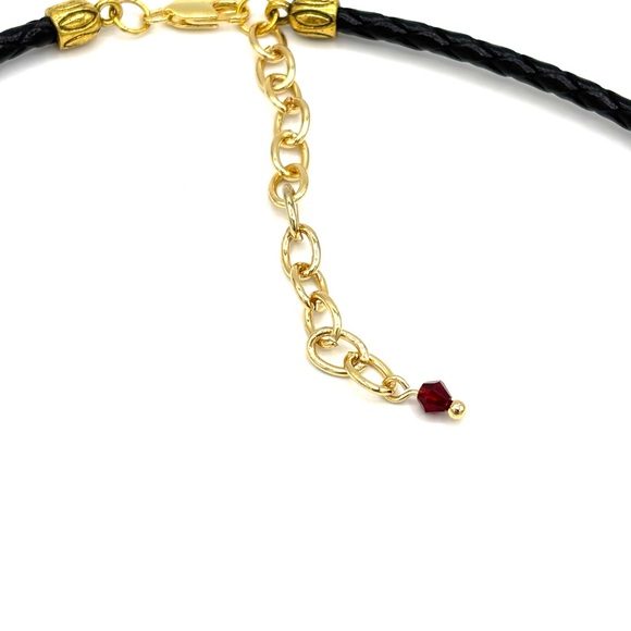 Hand Crafted Dragon Pendant Renaissance Choker Necklace - Picture 4 of 9